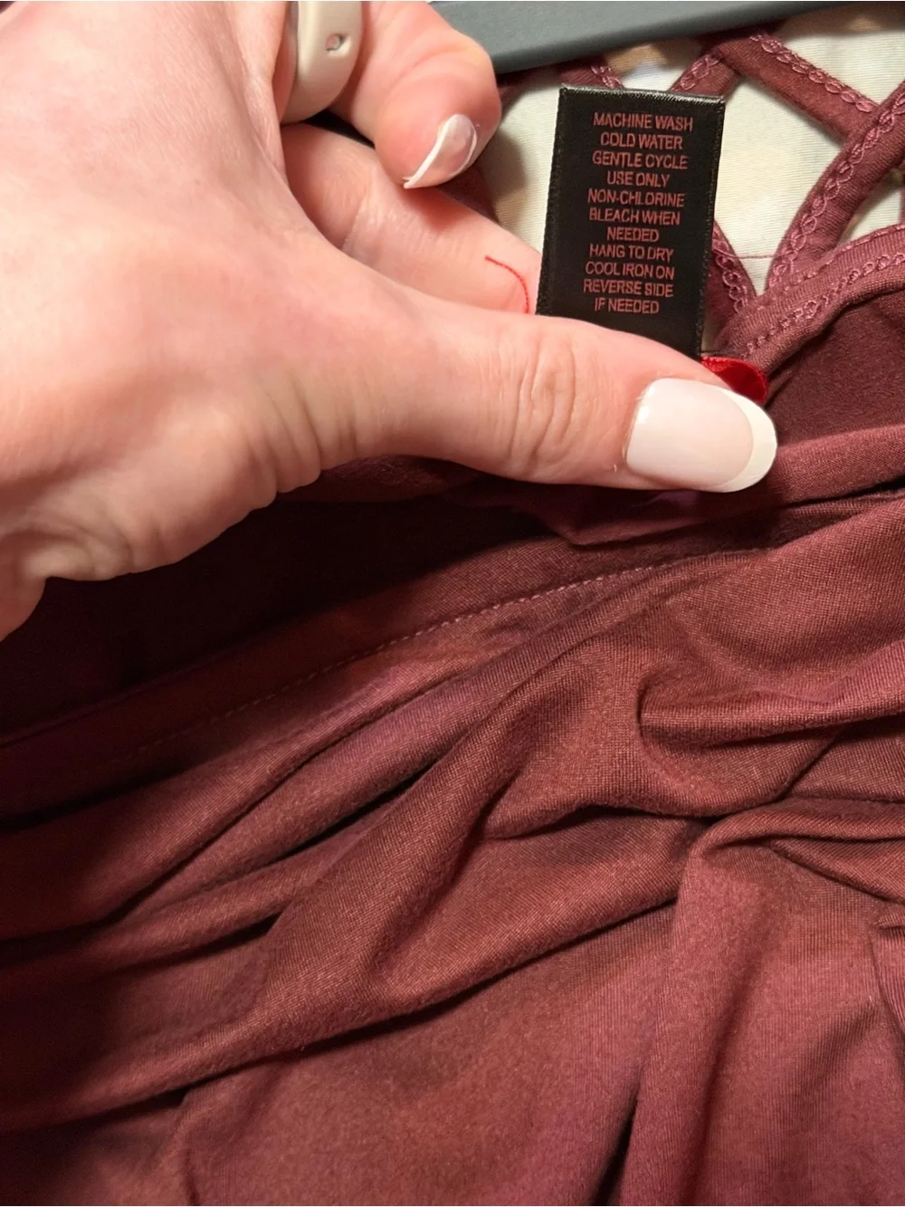 Hot Kiss burgundy lace
